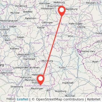 Kirchheim unter Teck Blankenburg Bus Karte