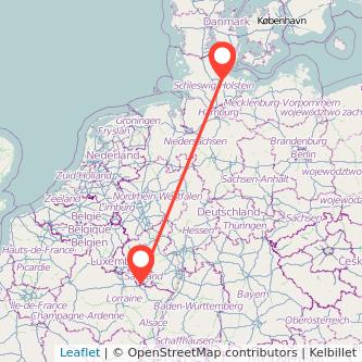 Kiel Völklingen Mitfahrgelegenheit Karte