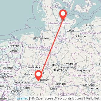 Kiel Lippstadt Mitfahrgelegenheit Karte