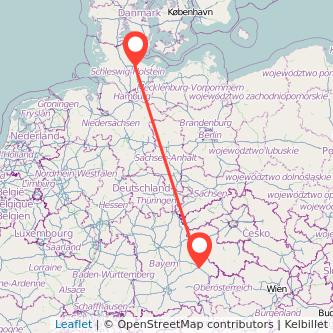 Kiel Deggendorf Mitfahrgelegenheit Karte