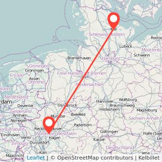 Kiel Bochum Mitfahrgelegenheit Karte