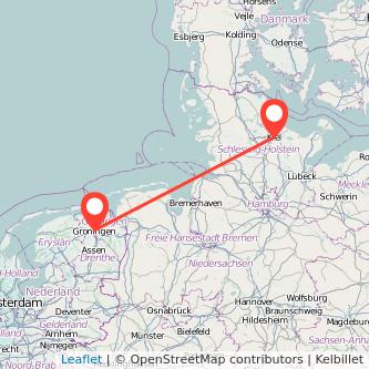 Kiel Groningen Mitfahrgelegenheit Karte