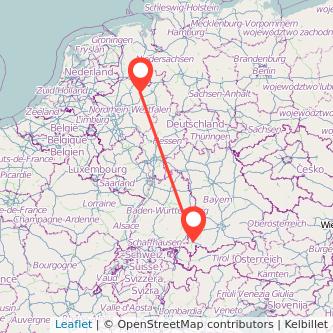 Kempten Warendorf Mitfahrgelegenheit Karte