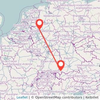 Kempten Recklinghausen Mitfahrgelegenheit Karte