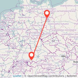 Kempten Oranienburg Mitfahrgelegenheit Karte