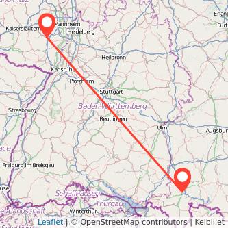 Kempten Neustadt an der Weinstraße Mitfahrgelegenheit Karte