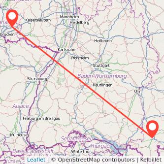 Kempten Neunkirchen Mitfahrgelegenheit Karte