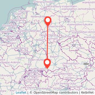 Kempten Goslar Mitfahrgelegenheit Karte