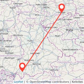 Kempten Dresden Mitfahrgelegenheit Karte