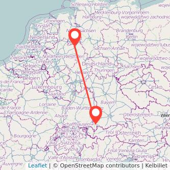 Kempten Bielefeld Mitfahrgelegenheit Karte