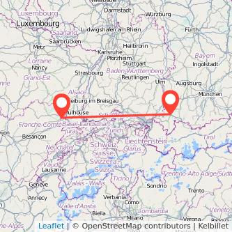 Kempten Belfort Bahn Karte