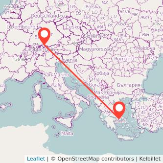 Kempten Athen Bus Karte