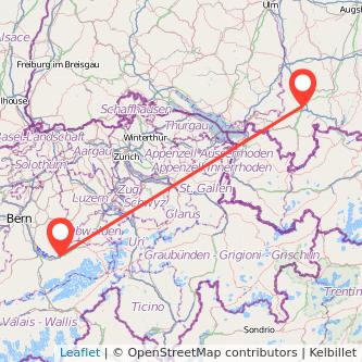 Kempten Interlaken Bahn Karte