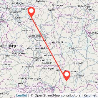 Kaufbeuren Kreuztal Mitfahrgelegenheit Karte