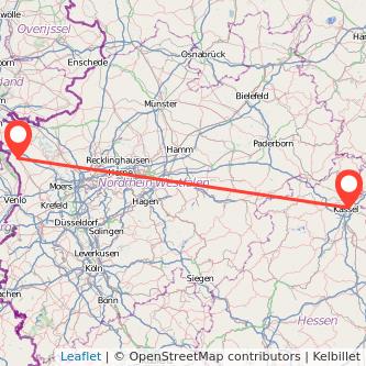 Kassel Weeze Mitfahrgelegenheit Karte