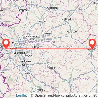 Kassel Nettetal Mitfahrgelegenheit Karte