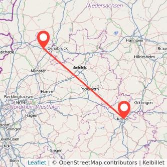 Kassel Ibbenbüren Bahn Karte