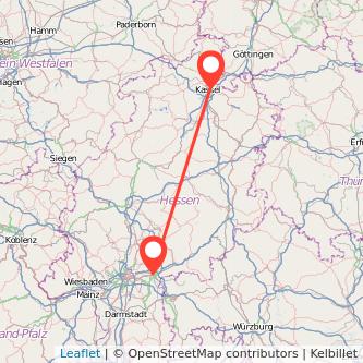 Kassel Hanau Mitfahrgelegenheit Karte