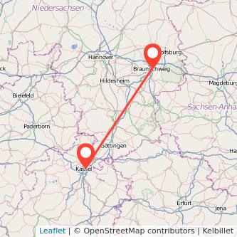 Kassel Braunschweig Mitfahrgelegenheit Karte