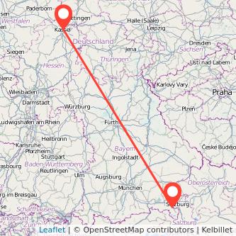 Kassel Bad Reichenhall Bahn Karte