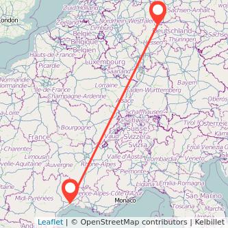 Kassel Montpellier Mitfahrgelegenheit Karte