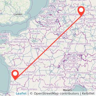 Kassel Bordeaux Mitfahrgelegenheit Karte