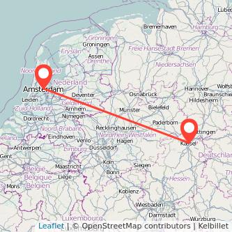 Kassel Amsterdam Mitfahrgelegenheit Karte