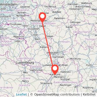 Karlsruhe Dortmund Mitfahrgelegenheit Karte
