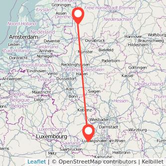 Kaiserslautern Meppen Bahn Karte