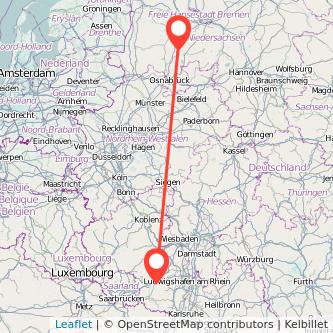 Kaiserslautern Lohne Mitfahrgelegenheit Karte