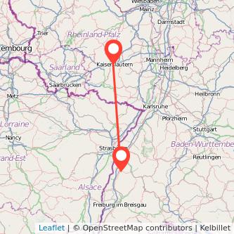 Kaiserslautern Lahr Mitfahrgelegenheit Karte