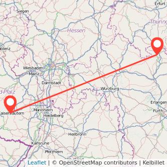 Kaiserslautern Coburg Mitfahrgelegenheit Karte