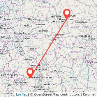 Kaiserslautern Braunschweig Mitfahrgelegenheit Karte