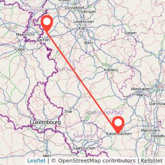 Kaiserslautern Alsdorf Mitfahrgelegenheit Karte