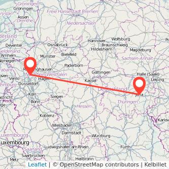 Jena Oberhausen Mitfahrgelegenheit Karte