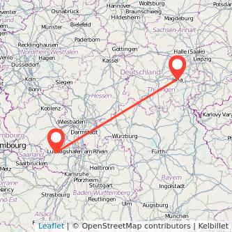 Jena Kaiserslautern Mitfahrgelegenheit Karte