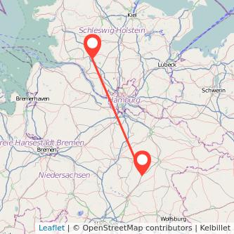 Itzehoe Unterlüß Bahn Karte
