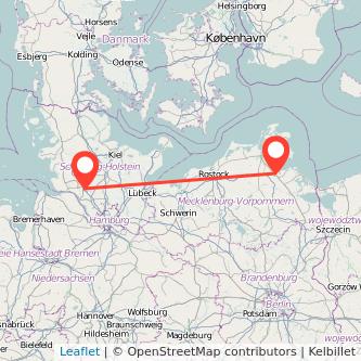 Itzehoe Greifswald Mitfahrgelegenheit Karte