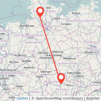 Itzehoe Erfurt Mitfahrgelegenheit Karte