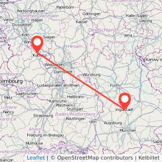 Ingolstadt Neuwied Mitfahrgelegenheit Karte