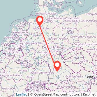 Ingolstadt Bremen Mitfahrgelegenheit Karte