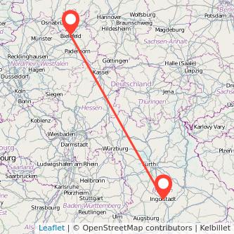 Ingolstadt Bielefeld Mitfahrgelegenheit Karte