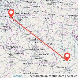 Ingolstadt Venlo Mitfahrgelegenheit Karte