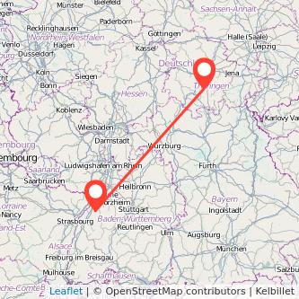 Ilmenau Baden-Baden Mitfahrgelegenheit Karte