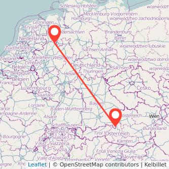 Ibbenbüren Berchtesgaden Bahn Karte