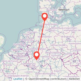 Husum Boppard Bahn Karte