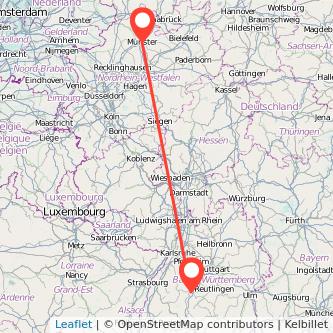 Horb am Neckar Münster Bahn Karte