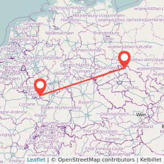 Homburg Zittau Mitfahrgelegenheit Karte