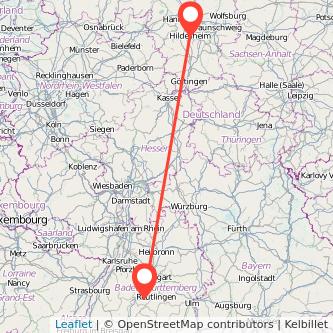 Hildesheim Rottenburg Mitfahrgelegenheit Karte