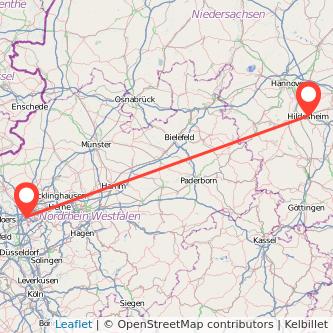 Hildesheim Oberhausen Mitfahrgelegenheit Karte
